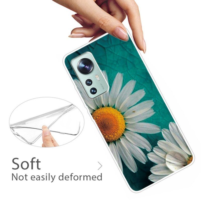 Hoesje voor Xiaomi 12 Pro Bloemen Siliconen