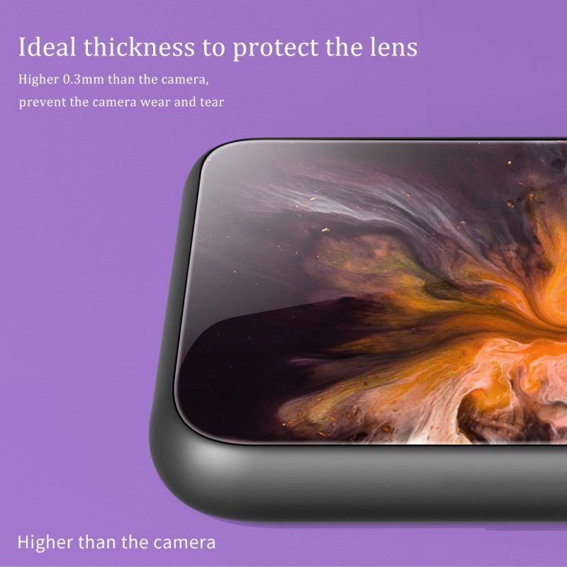 Hoesje voor Xiaomi 13 Pro Marmeren Kleuren Gehard Glas