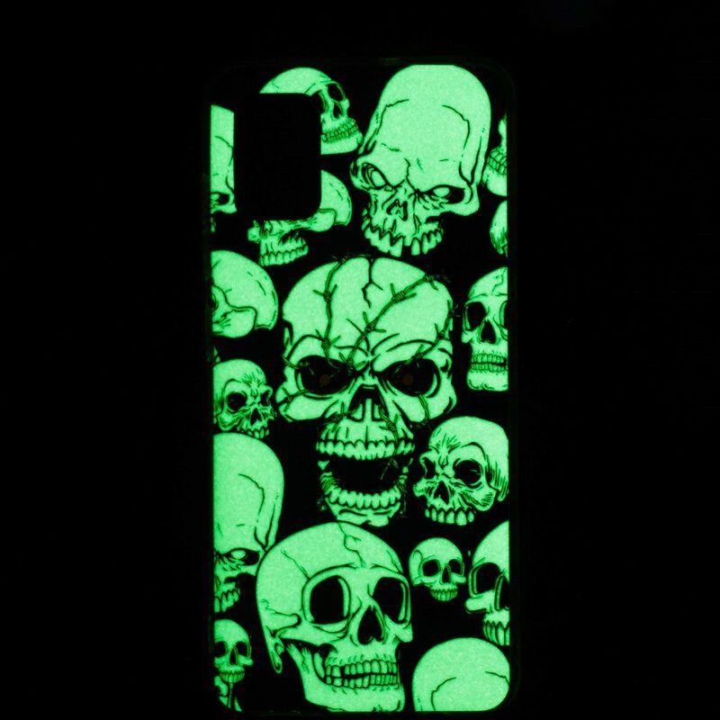 Hoesje voor Xiaomi Redmi Note 10 / 10S Fluorescerende Schedels