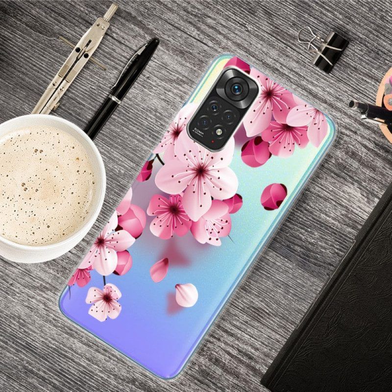 Hoesje voor Xiaomi Redmi Note 11 Pro / 11 Pro 5G Kleine Roze Bloemen