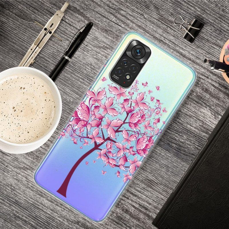 Hoesje voor Xiaomi Redmi Note 11 Pro / 11 Pro 5G Roze Boomtop