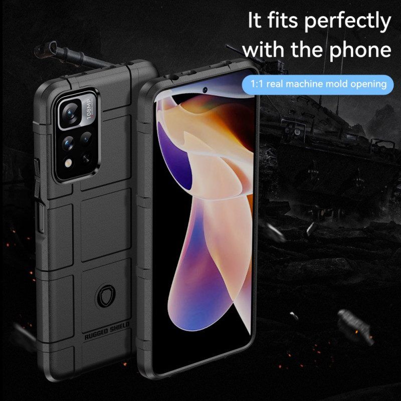 Hoesje voor Xiaomi Redmi Note 11 Pro Plus 5G Robuust Schild