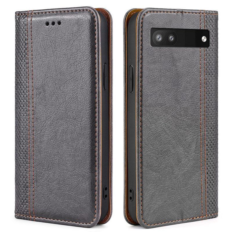 Leren Hoesje voor Google Pixel 6A Vintage-stijl