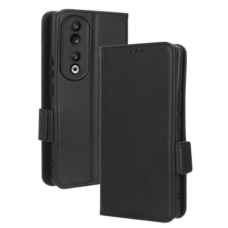 Leren Hoesje voor Honor 90 Met Ketting Ultradunne Band