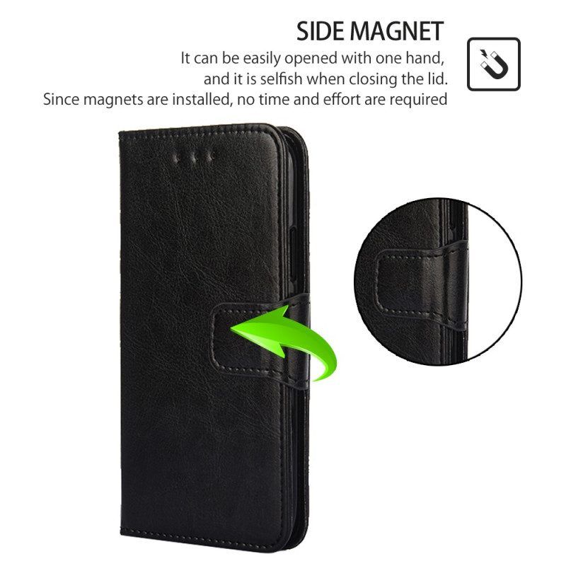 Leren Hoesje voor Honor Magic 5 Lite Vintage Leereffect