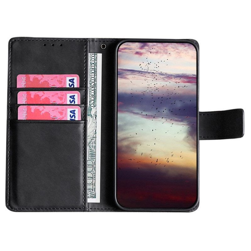 Leren Hoesje voor OnePlus Nord 2T 5G Krokodillenhuidstijl