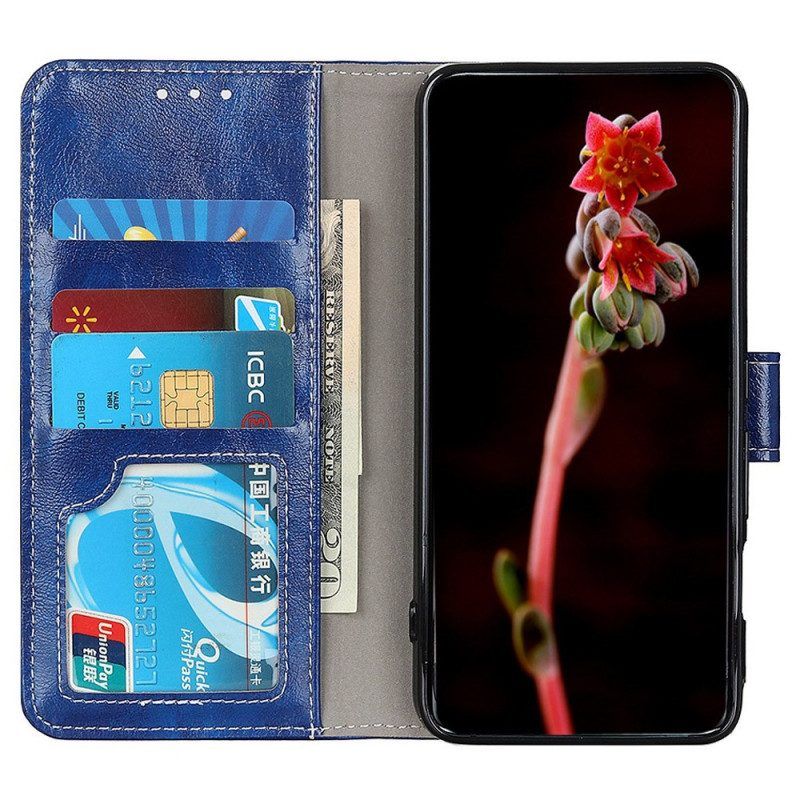 Leren Hoesje voor OnePlus Nord CE 2 Lite 5G Glanzend Kunstleer