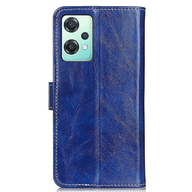 Leren Hoesje voor OnePlus Nord CE 2 Lite 5G Glanzend Kunstleer