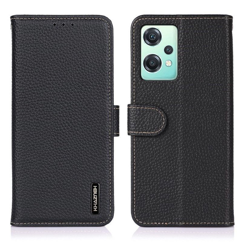 Leren Hoesje voor OnePlus Nord CE 2 Lite 5G Khazneh Lychee Leer