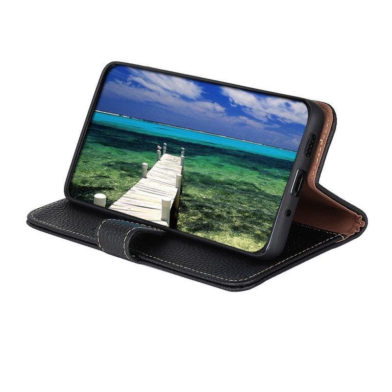 Leren Hoesje voor OnePlus Nord CE 2 Lite 5G Khazneh Lychee Leer
