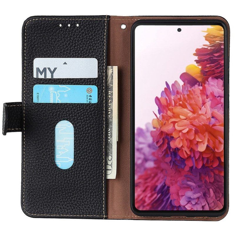 Leren Hoesje voor OnePlus Nord CE 2 Lite 5G Khazneh Lychee Leer