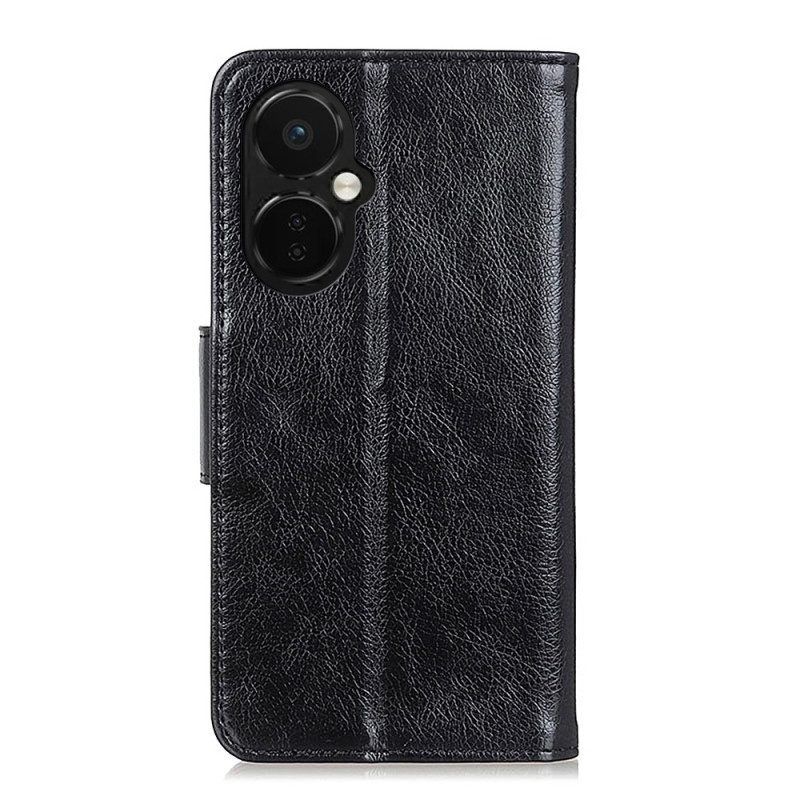 Leren Hoesje voor OnePlus Nord CE 3 Lite 5G Nappa Splitleer