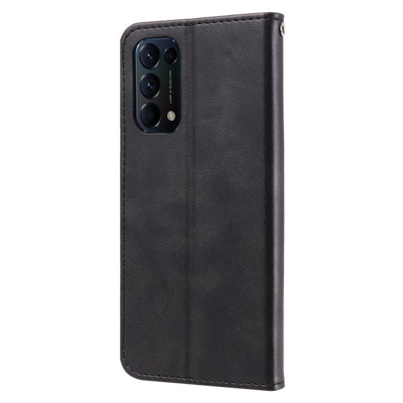 Leren Hoesje voor Oppo Find X3 Lite Portemonnee