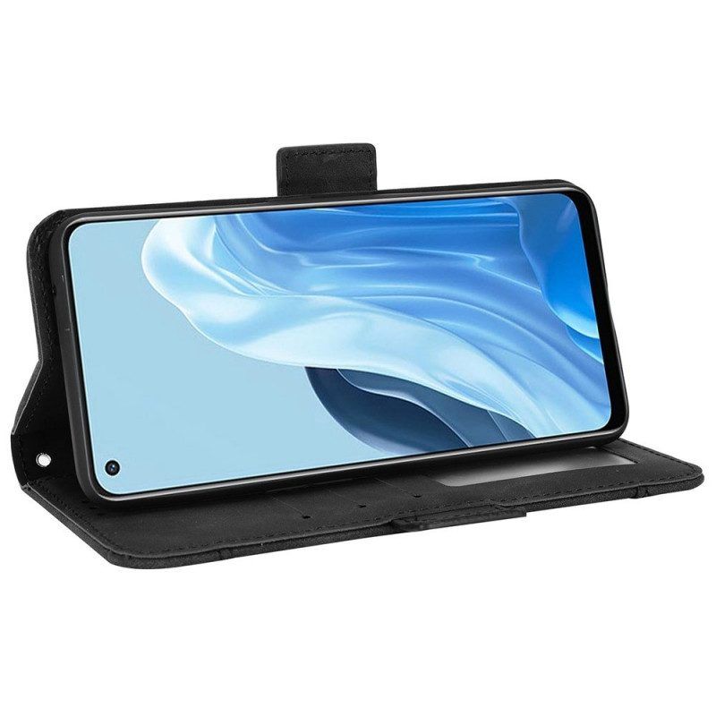 Leren Hoesje voor Oppo Find X5 Lite Premier Class Met Meerdere Kaarten
