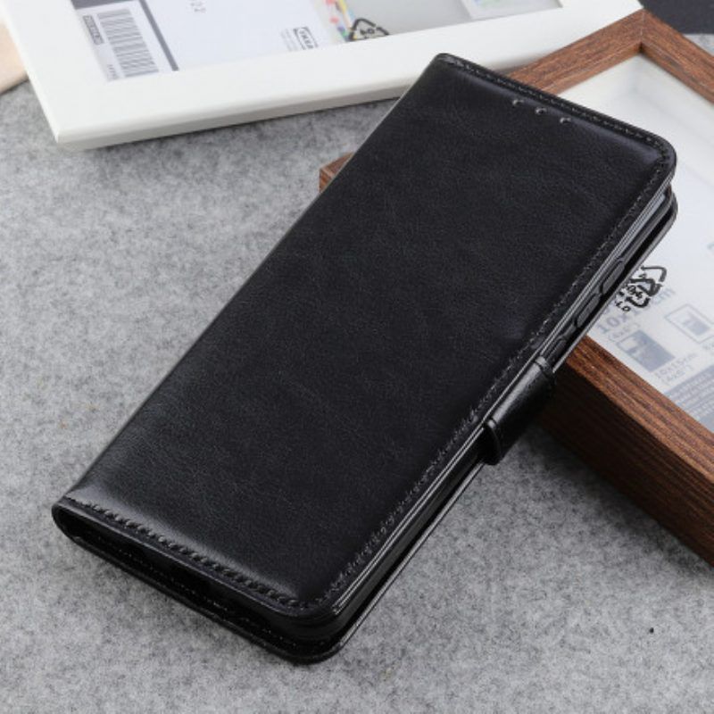 Leren Hoesje voor Realme C21 Finesse Van Kunstleer