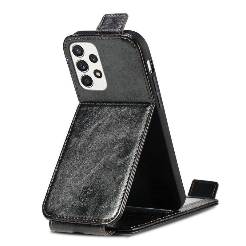 Leren Hoesje voor Samsung Galaxy A53 5G Verticale Caseneo