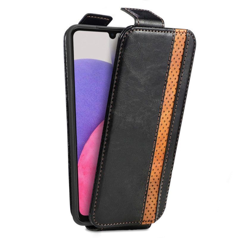 Leren Hoesje voor Samsung Galaxy A53 5G Verticale Caseneo