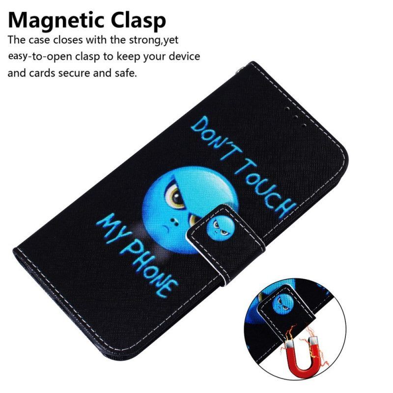 Leren Hoesje voor Samsung Galaxy M33 5G Emoji-telefoon