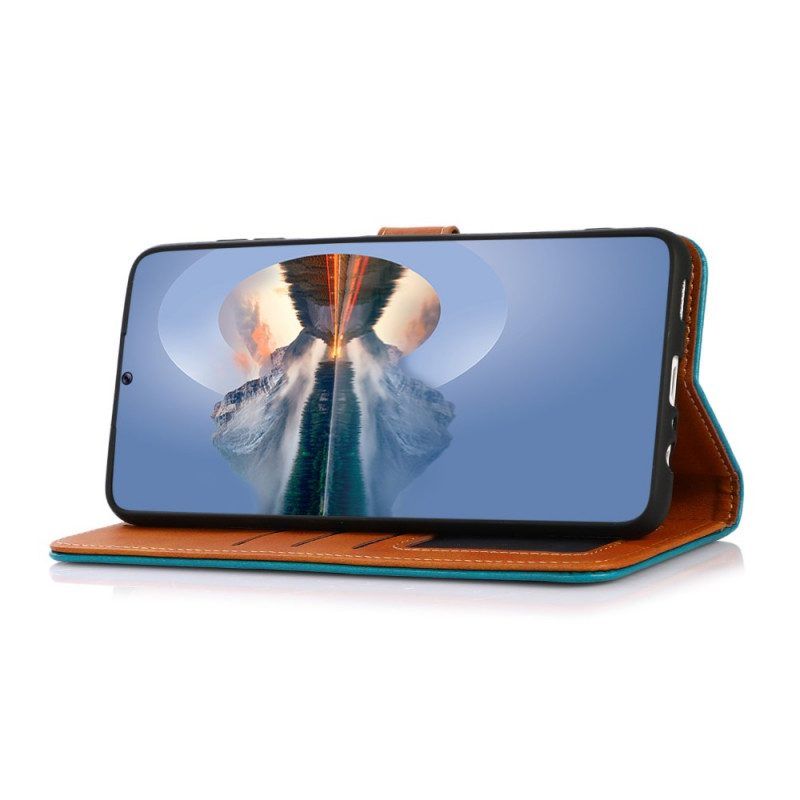 Leren Hoesje voor Samsung Galaxy M52 5G Met Khazneh-riem