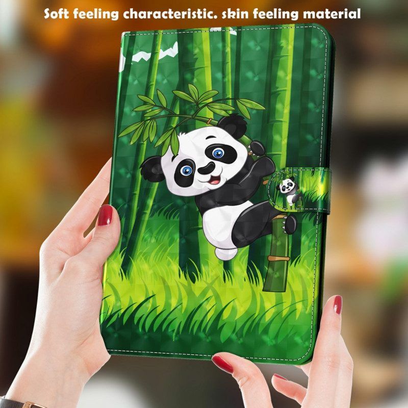 Leren Hoesje voor Samsung Galaxy Tab A8 (2021) Panda
