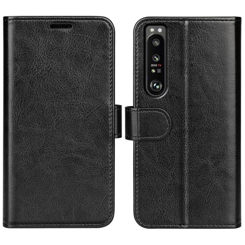 Leren Hoesje voor Sony Xperia 1 IV Vintage Kunstleer