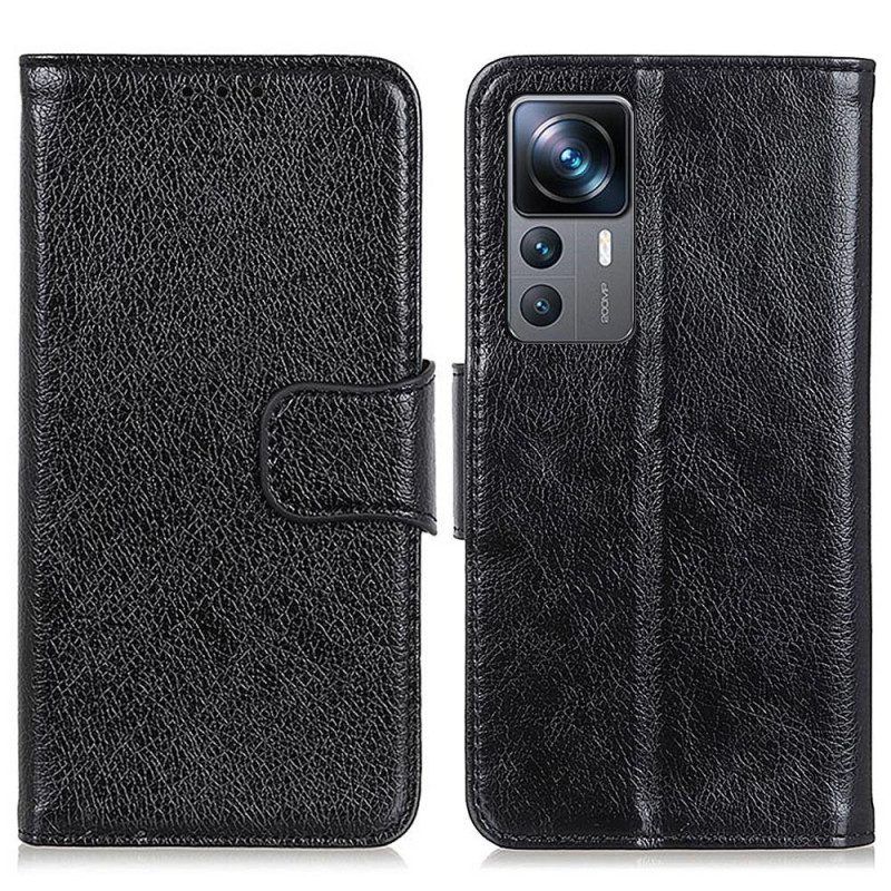 Leren Hoesje voor Xiaomi 12T / 12T Pro Splitnappaleer