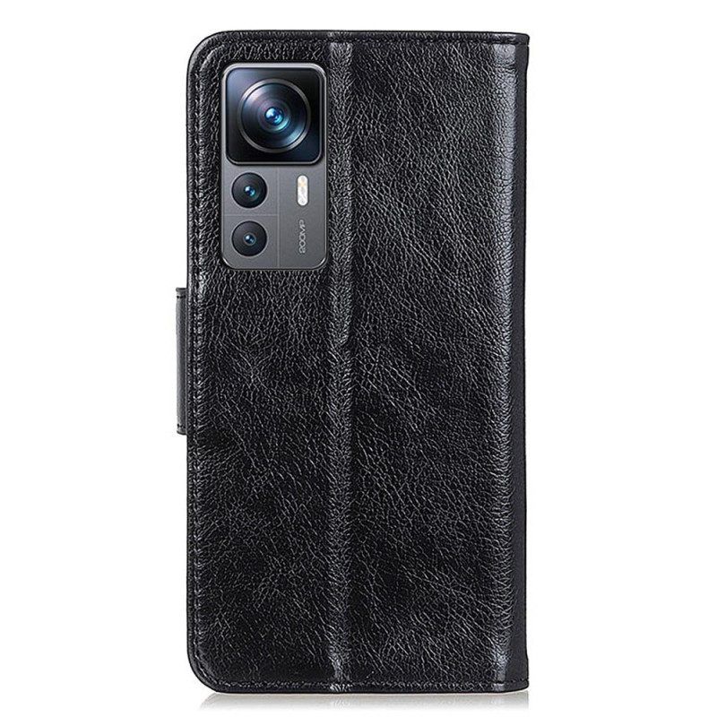 Leren Hoesje voor Xiaomi 12T / 12T Pro Splitnappaleer