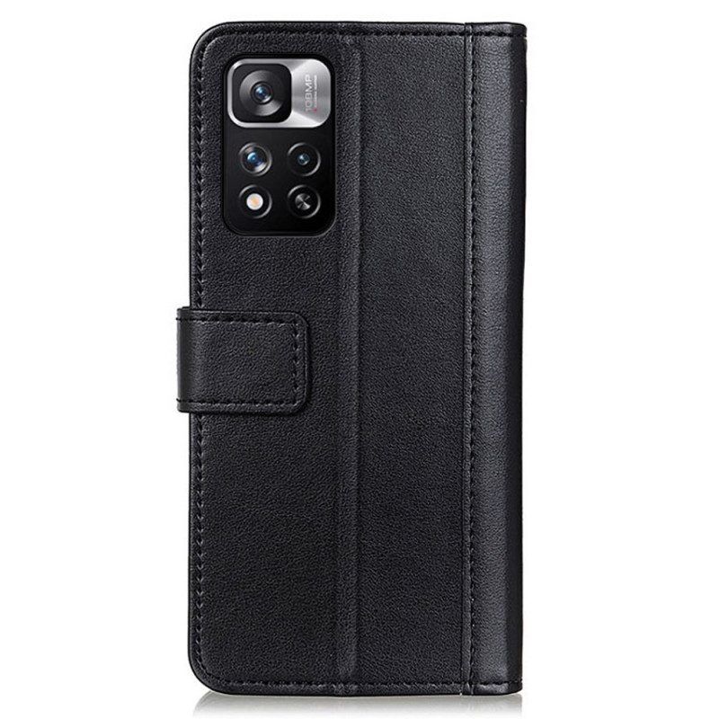 Leren Hoesje voor Xiaomi Redmi Note 11 Pro Plus 5G Leren Styling