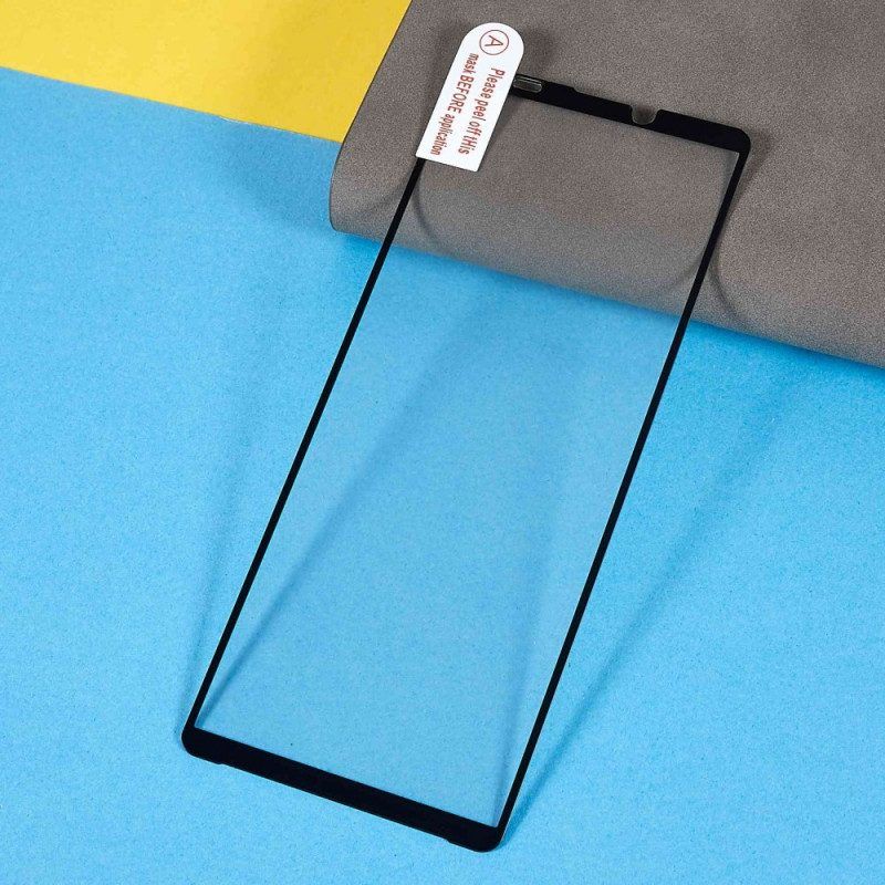 Sony Xperia 10 Iv Screenprotector Van Gehard Glas Met Zwarte Rand