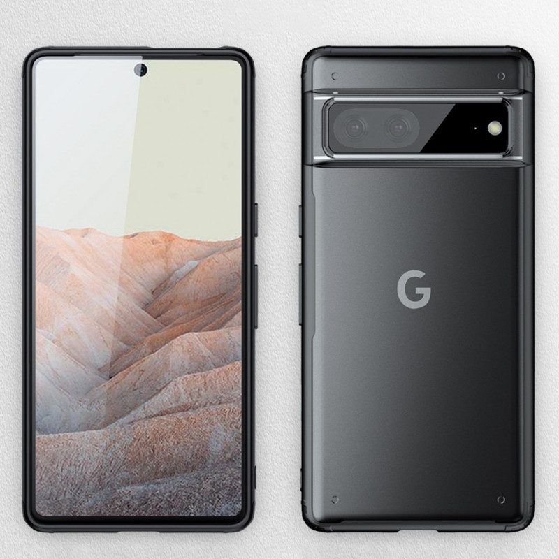 Telefoonhoesje voor Google Pixel 7 Doorschijnende Siliconen Randen