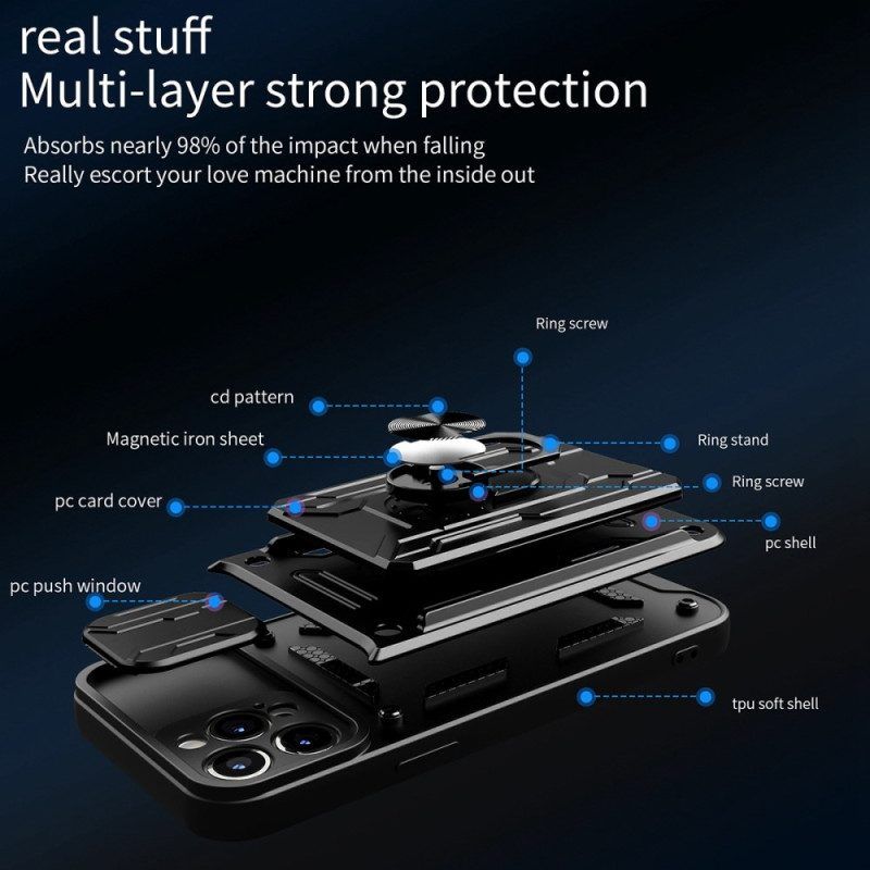 Telefoonhoesje voor iPhone 14 Pro Max Multifunctioneel