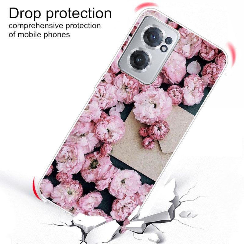 Telefoonhoesje voor OnePlus Nord CE 2 5G Valentijnsdag Rozen