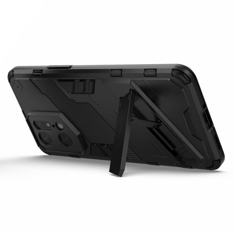 Telefoonhoesje voor Oppo Find X5 Pro Handsfree Afneembare Standaard Met Twee Standen