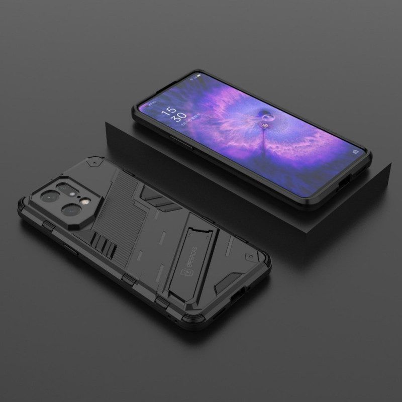 Telefoonhoesje voor Oppo Find X5 Pro Handsfree Afneembare Standaard Met Twee Standen