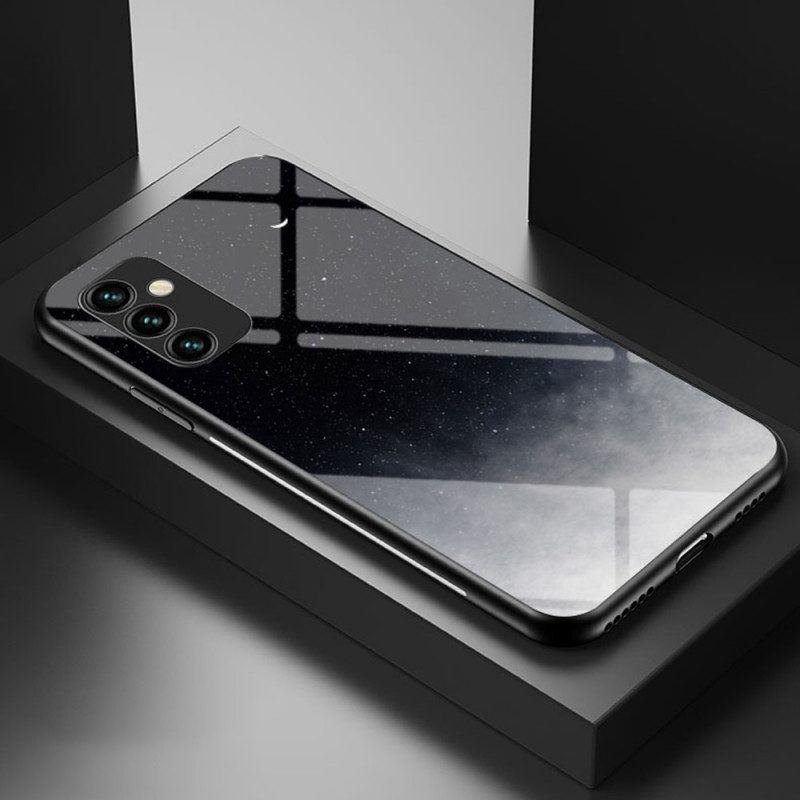Telefoonhoesje voor Samsung Galaxy M23 5G Patroon Van Gehard Glas