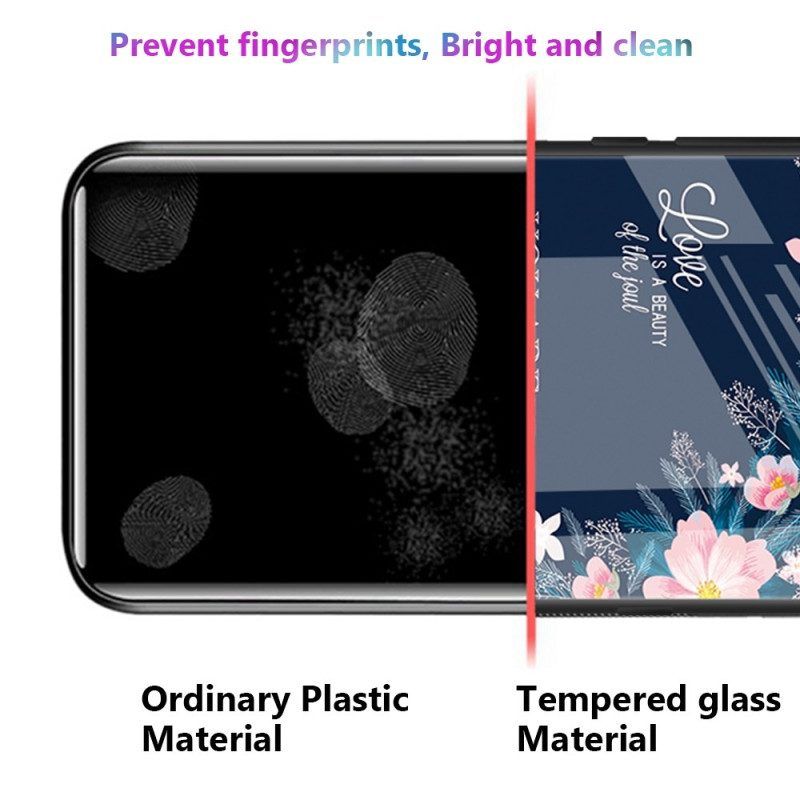 Telefoonhoesje voor Samsung Galaxy S23 Plus 5G Plantaardig Gehard Glas