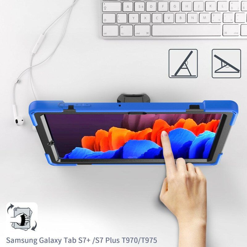 Telefoonhoesje voor Samsung Galaxy Tab S8 Plus / Tab S7 Plus Resistent