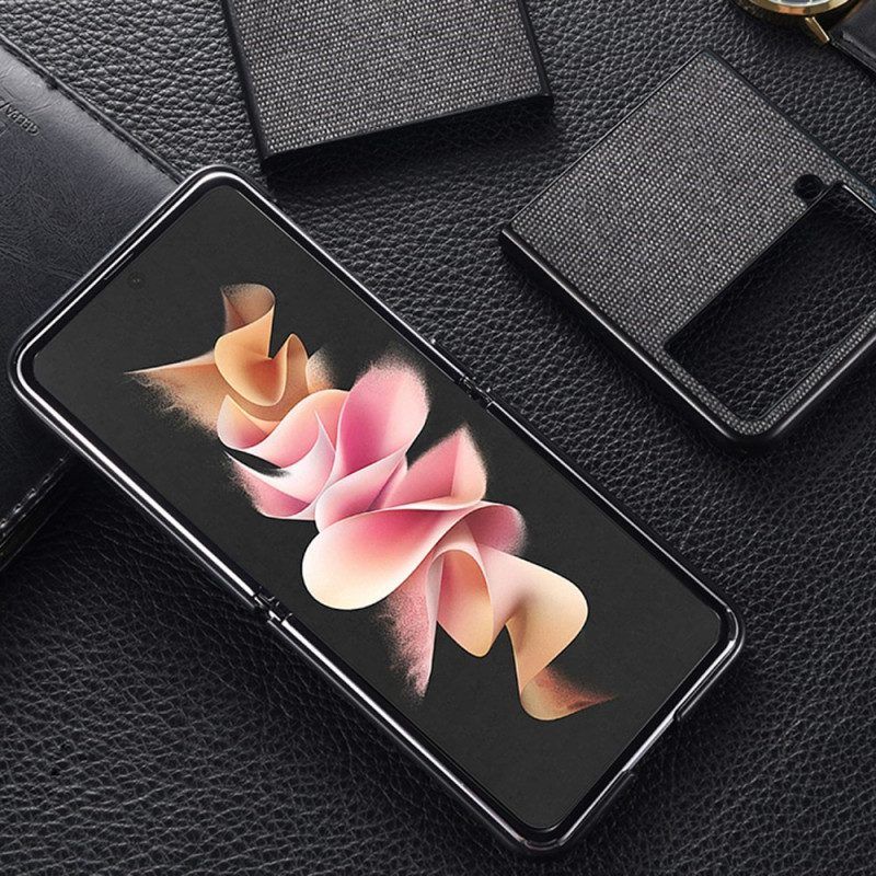 Telefoonhoesje voor Samsung Galaxy Z Flip 4 Folio-hoesje Zandkorrels Effect
