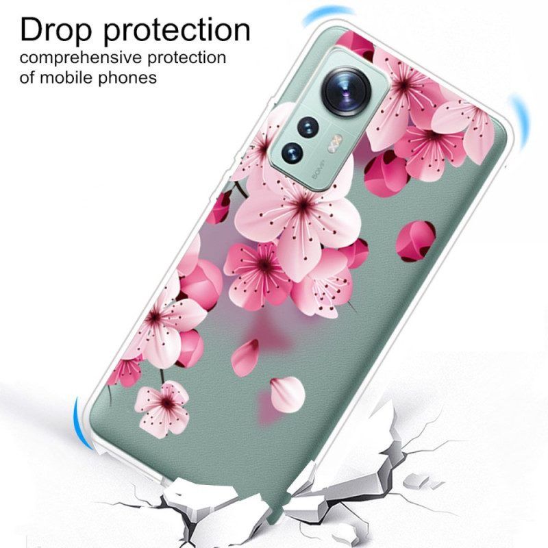 Telefoonhoesje voor Xiaomi 12 / 12X Kleine Roze Bloemen