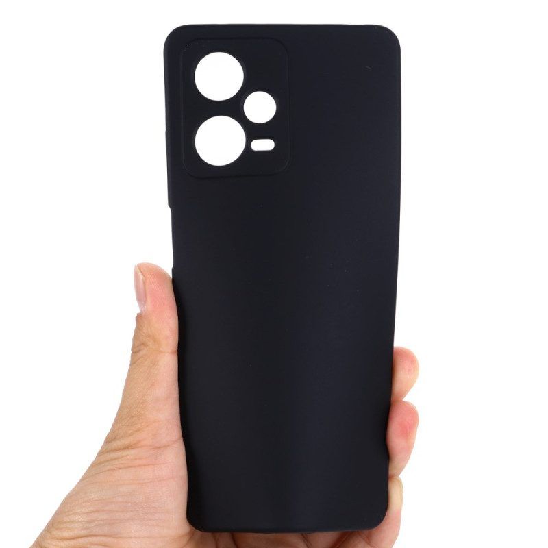 Telefoonhoesje voor Xiaomi Redmi Note 12 Pro Plus Vloeibare Siliconen Met Lanyard